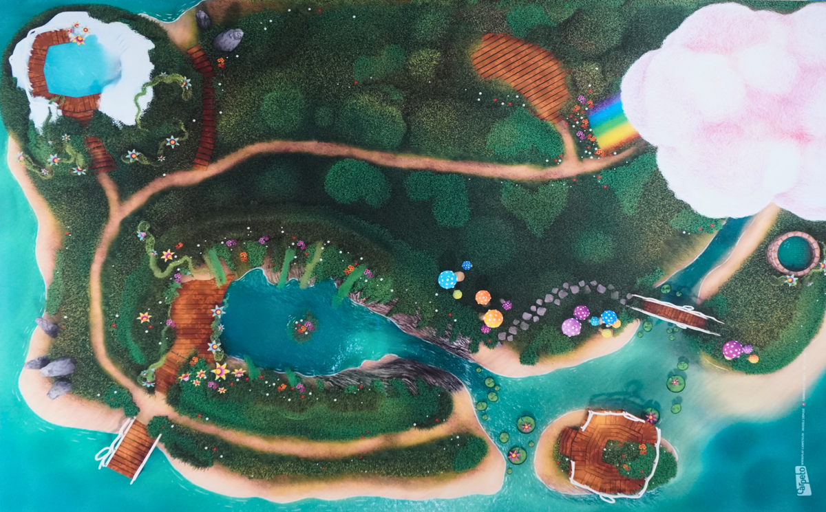 Tapis de jeu enfant Lagon Féerique – Carpeto