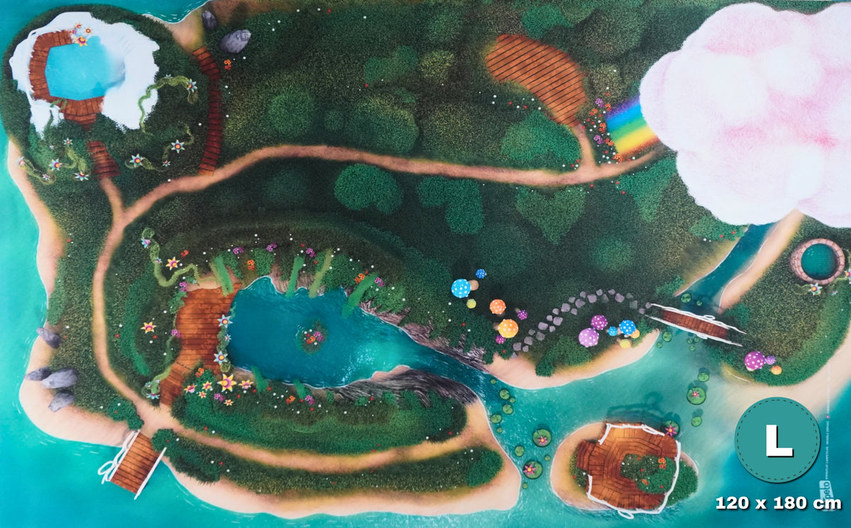 Tapis de jeu enfant Lagon Féerique – Carpeto – visuel 4